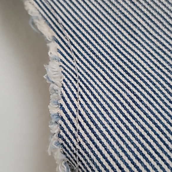 Rock & Republic Striped Jean Vest Women's Size S - Picture 5 of 7